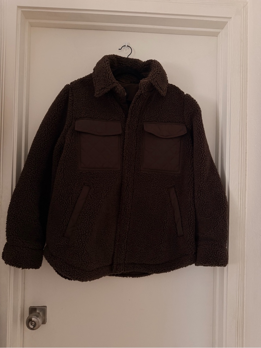 ALO Women’s Brown Sherpa Jacket - Cozy Casual Coat